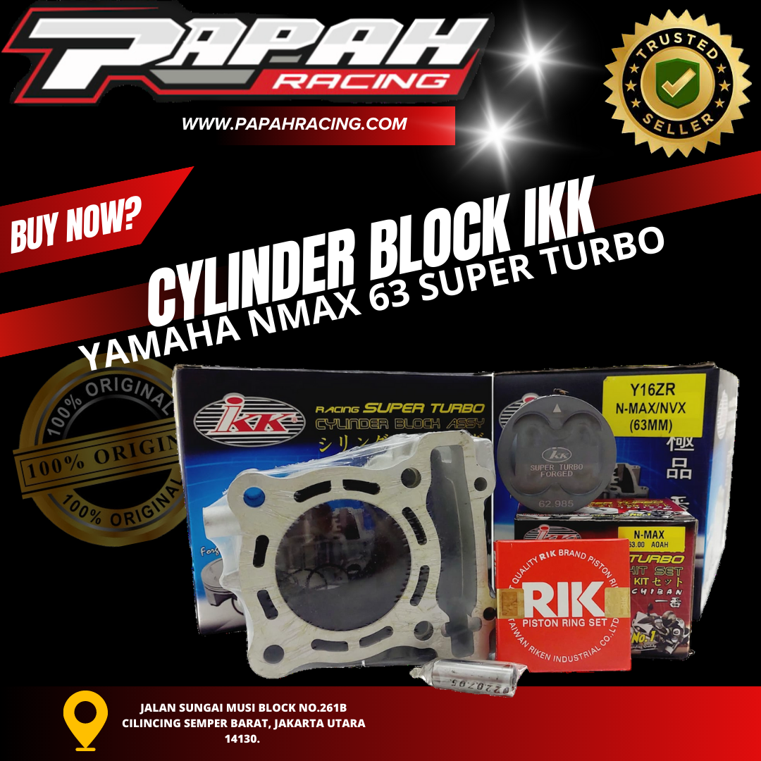 CYLINDER BLOCK BLOK IKK YAMAHA NMAX 63 SUPER TURBO